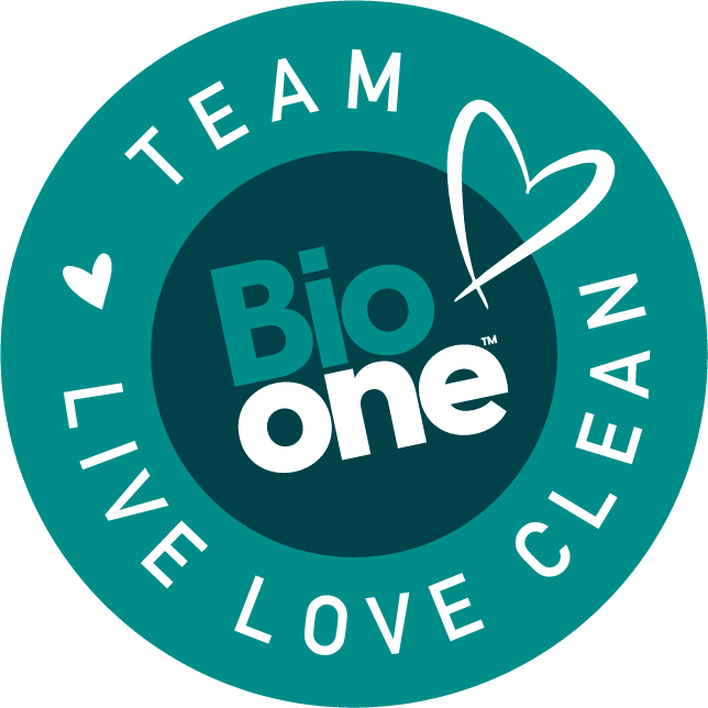 Bio One Team Live Love Clean badge