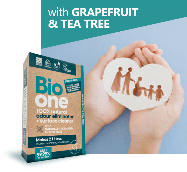 Bio One odour eliminator with Grapefruit and Tea Tree